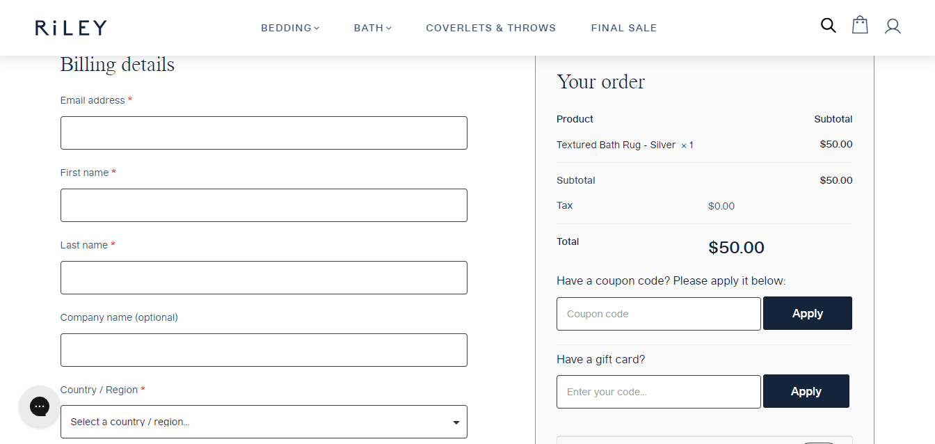 How to apply Riley Home coupon code